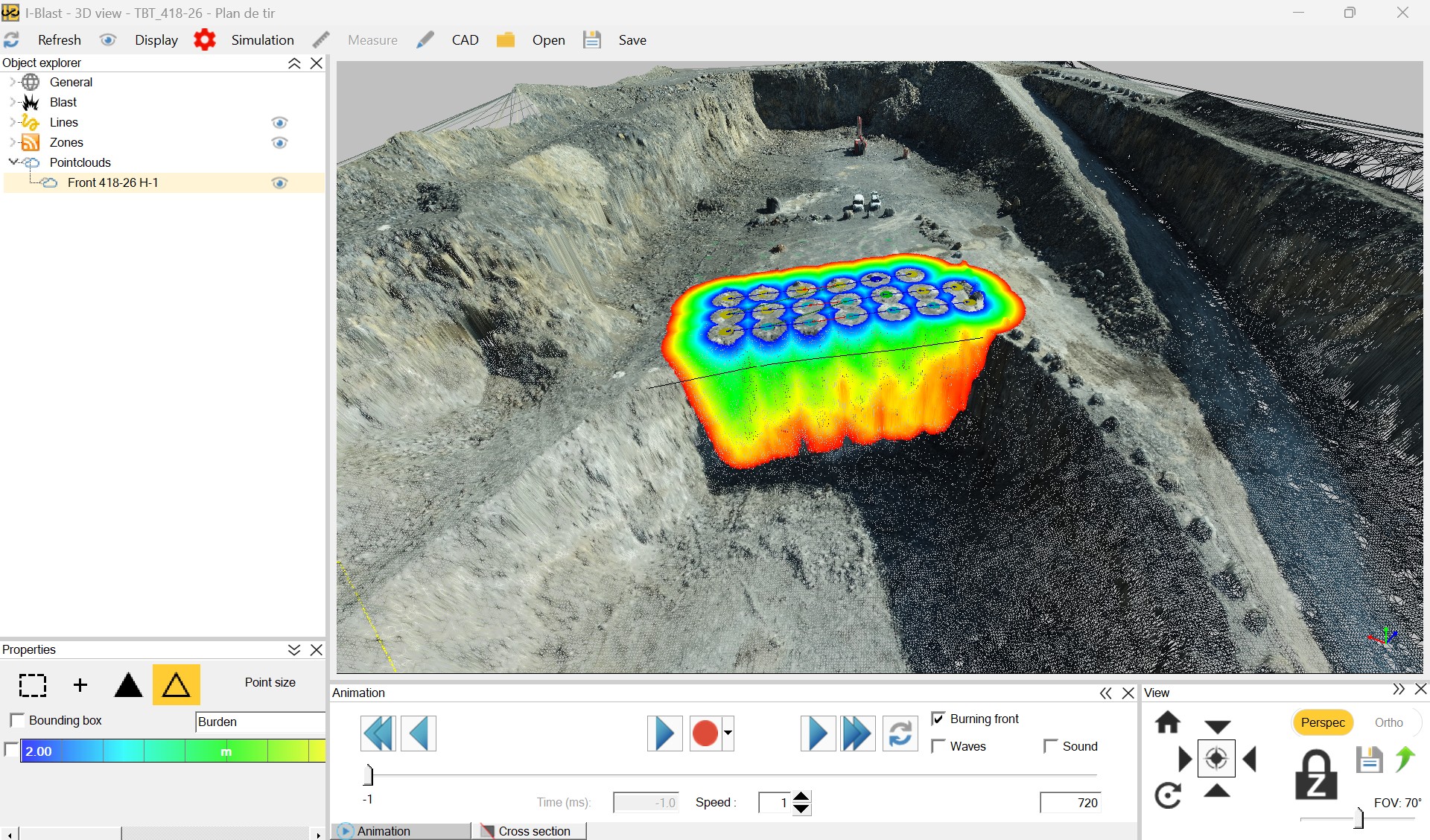 Critical burden heat map