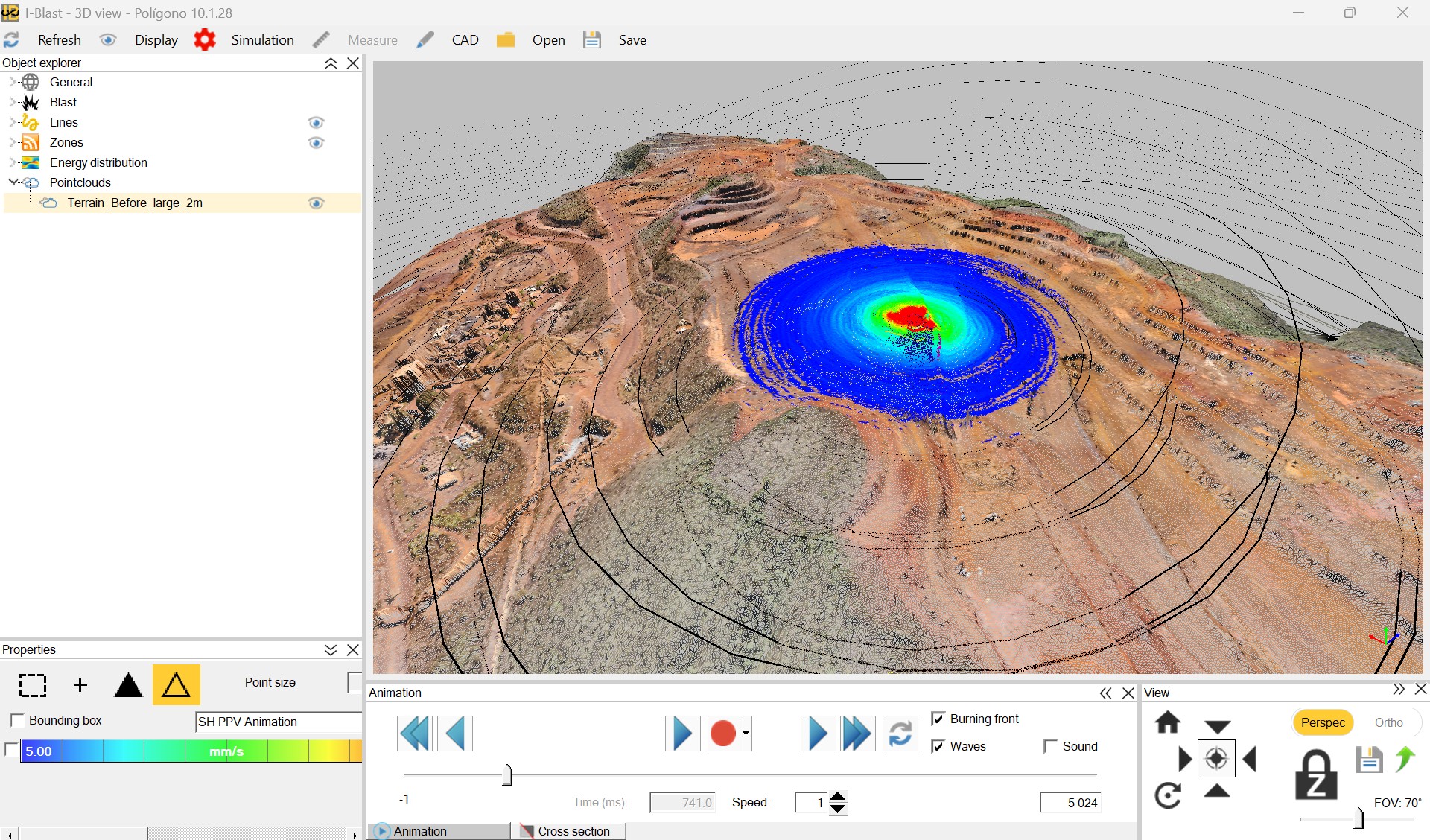 3D iso-vibration map